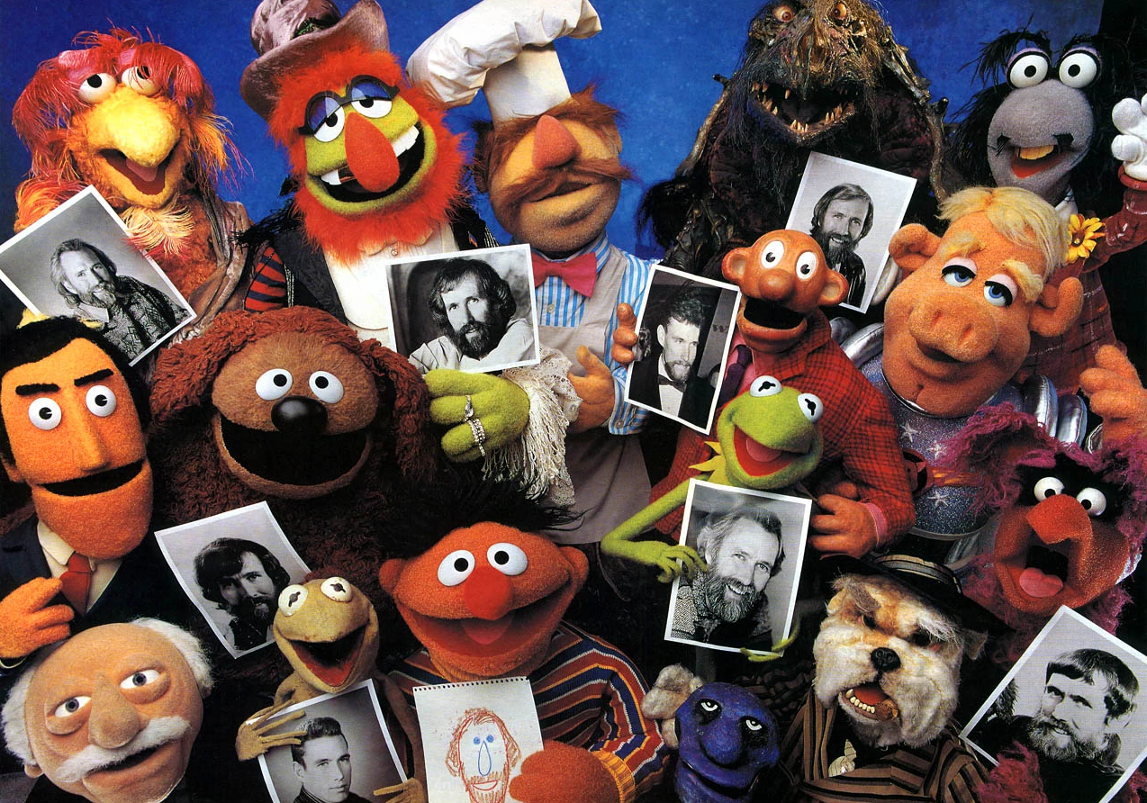 Muppets with Jim Henson images