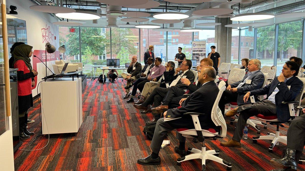 CMNS Board visits Startup Shell