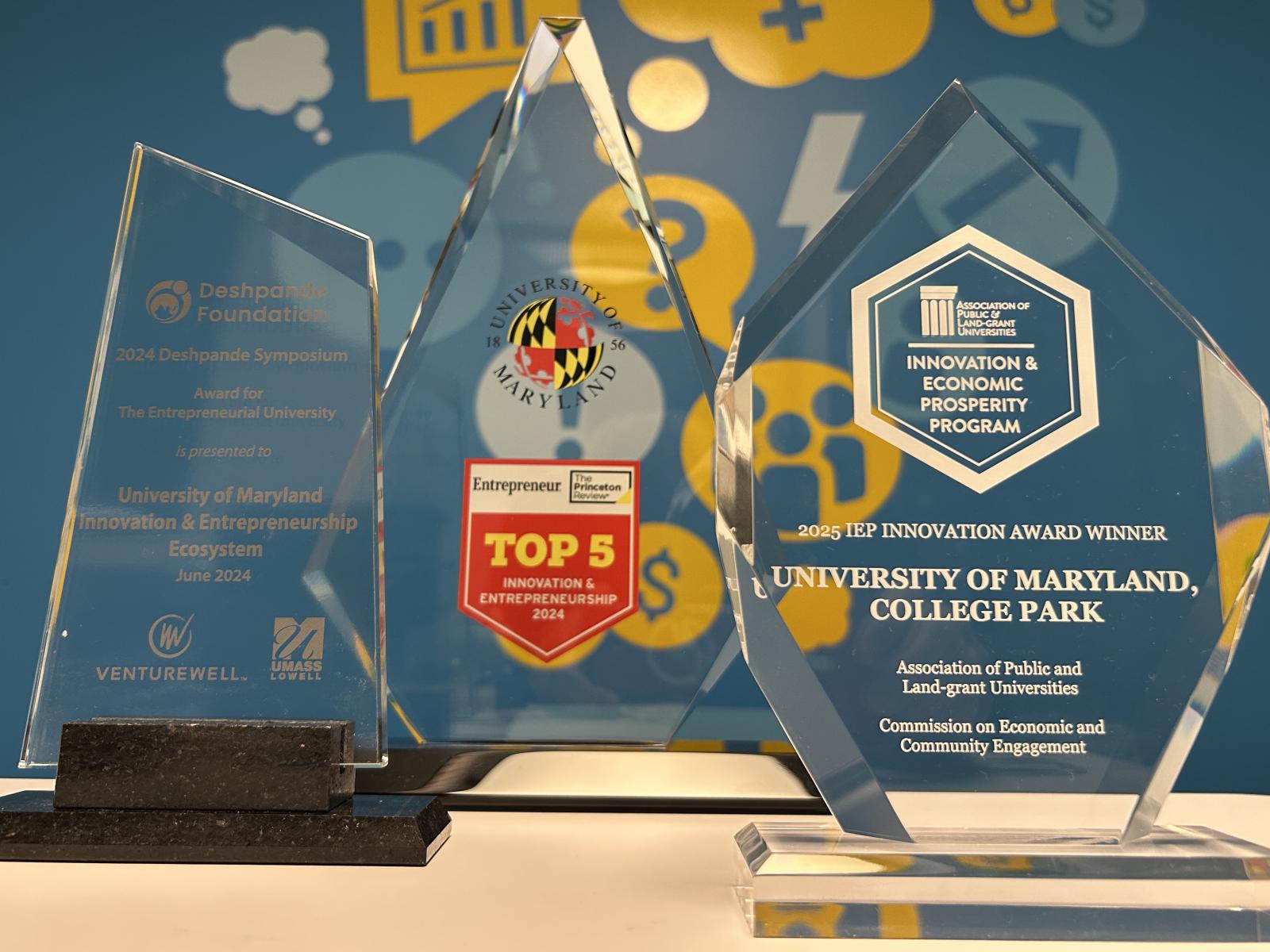 UMD's I&E Ecosystem Awards and Honors