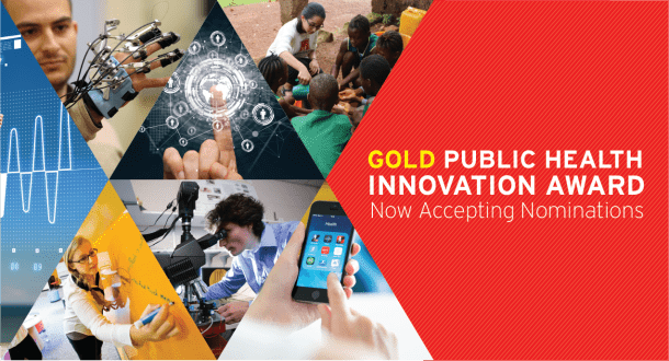 Gold Public Health Innovation Award Banner