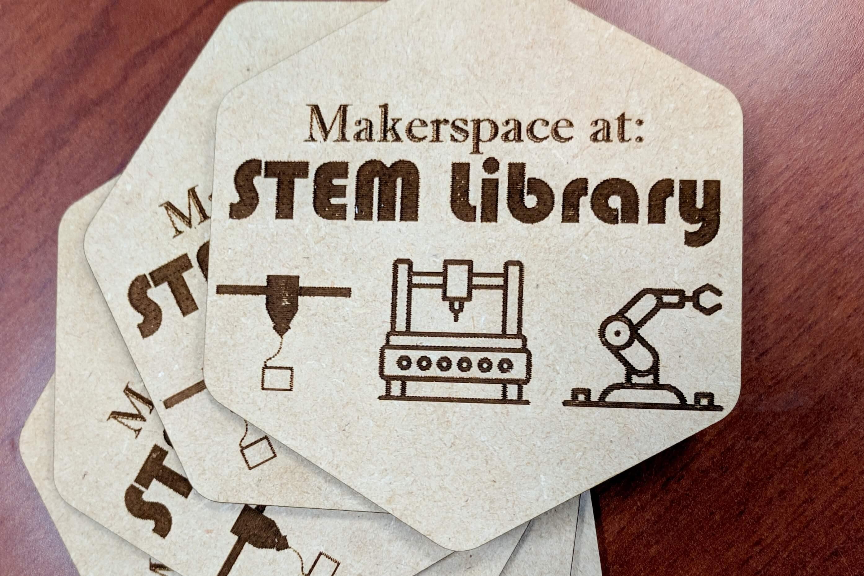 STEM Library Coasters