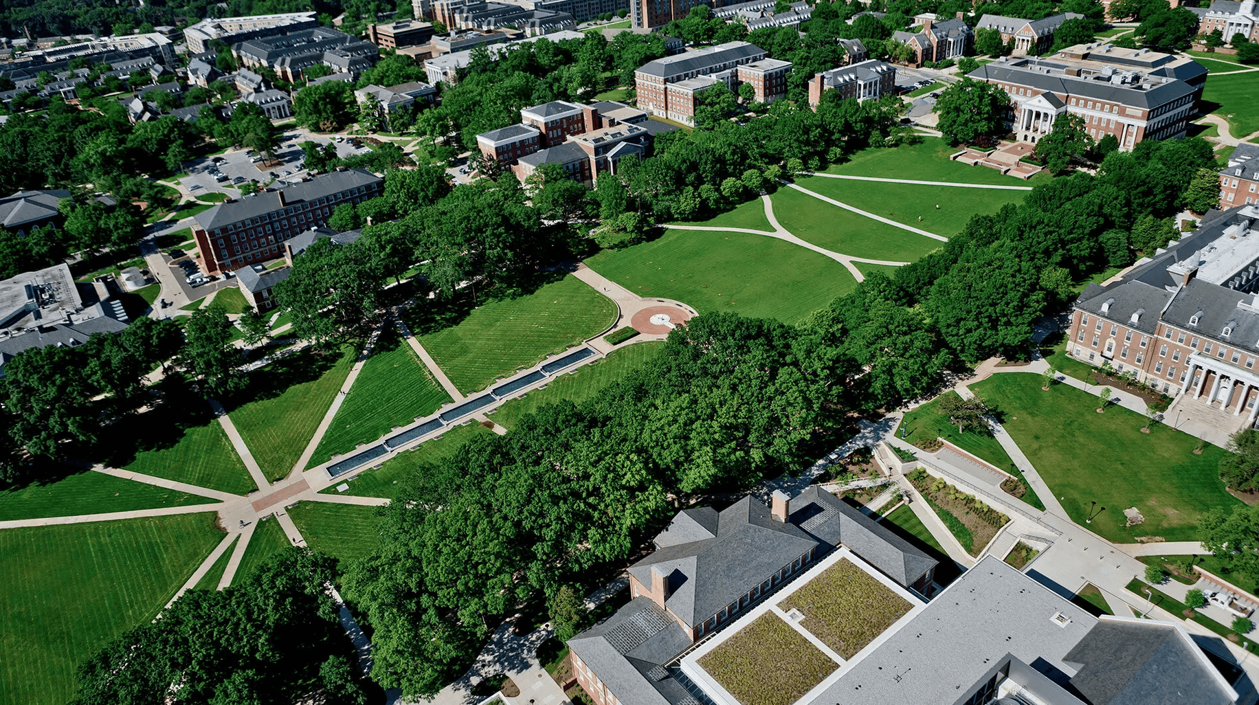 McKeldin Mall Aerial 