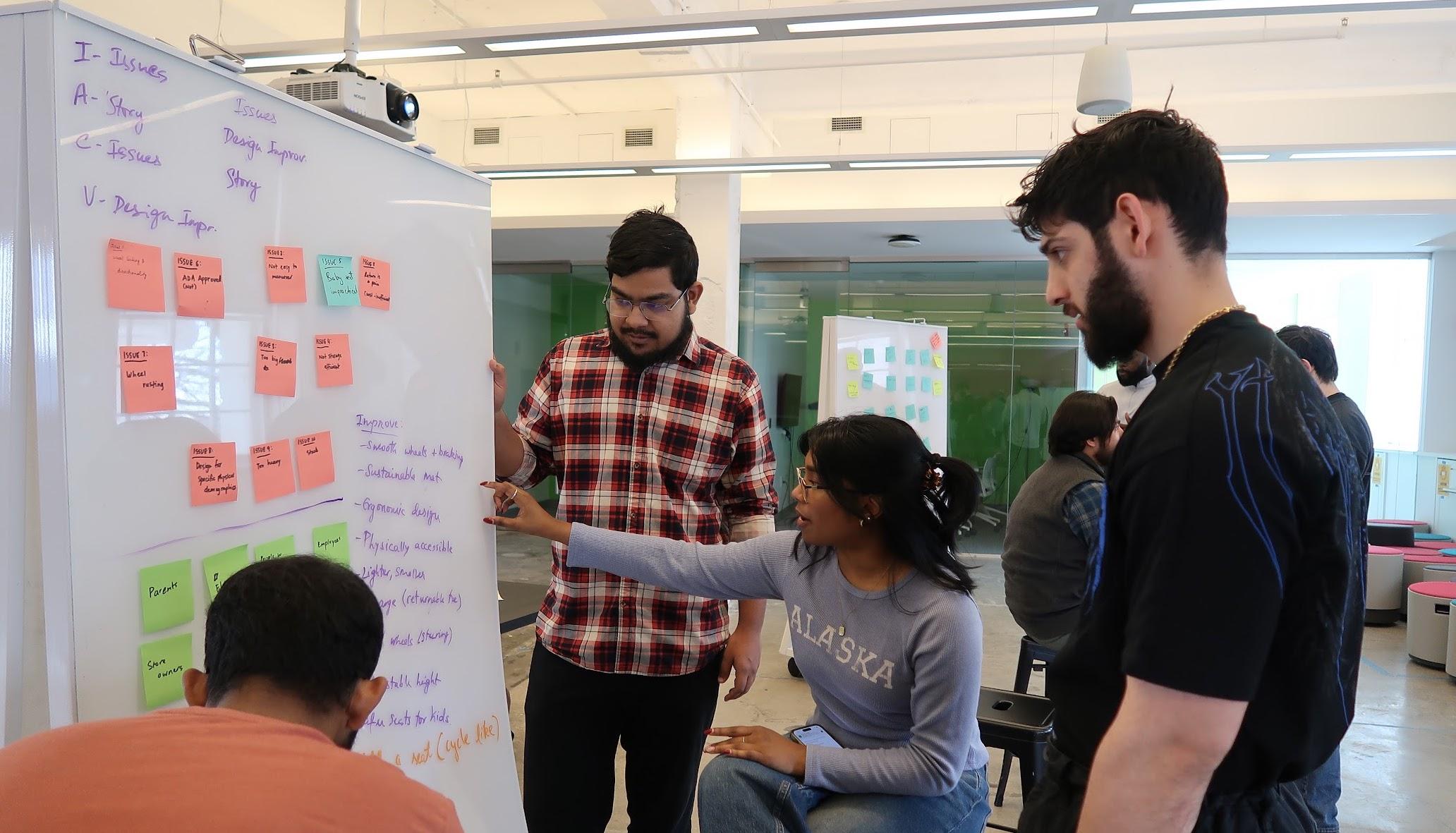 Whiteboarding in AIE Loft